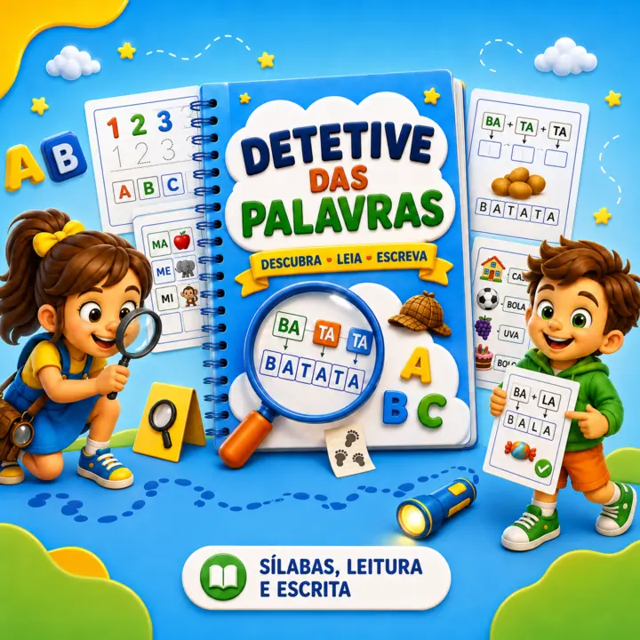 Caderno Detetive das Palavras