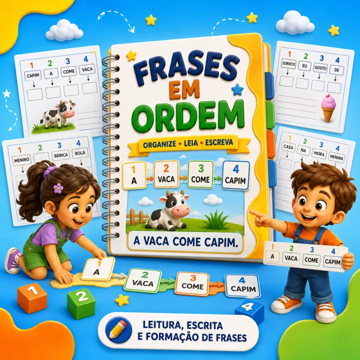 Caderno Frases em Ordem